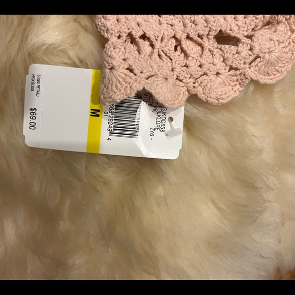 Ralph Lauren Polo Jeans Co. Crocheted Sweater 100% Cotton. Ribbon Tie at Waist. - Picture 5 of 8